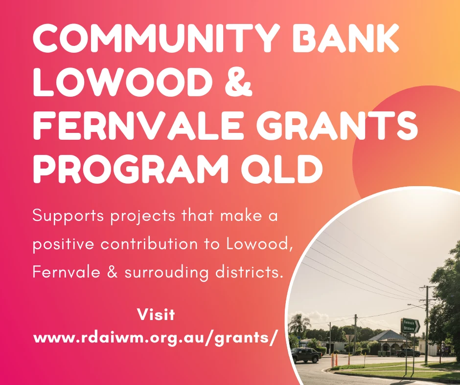 Applications Open for Lowood & Fernvale Community Grants Program