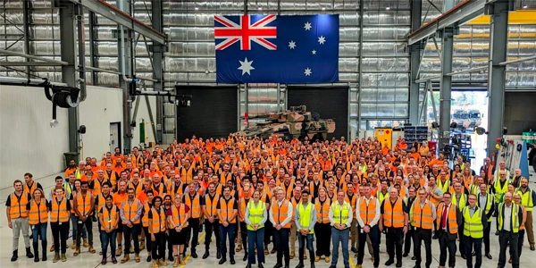 Combat Reconnaissance Vehicles (CRVs) Enter Full-Scale Production at Rheinmetall Defence Australia’s MILVEHCOE in Redbank