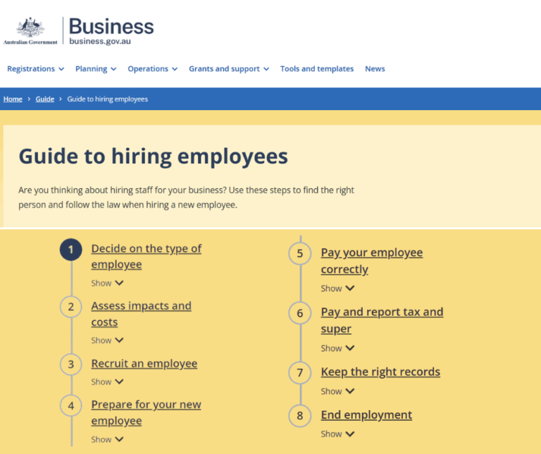 Guide to hiring employees